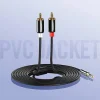 Ugreen AV116 10591 audio mini jack kábel 3.5 mm (apa) / 2RCA (apa) 5m - fekete thumbnail