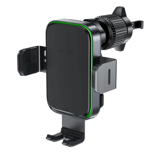 Acefast D17 autós telefontartó induktív töltővel - fekete - 1