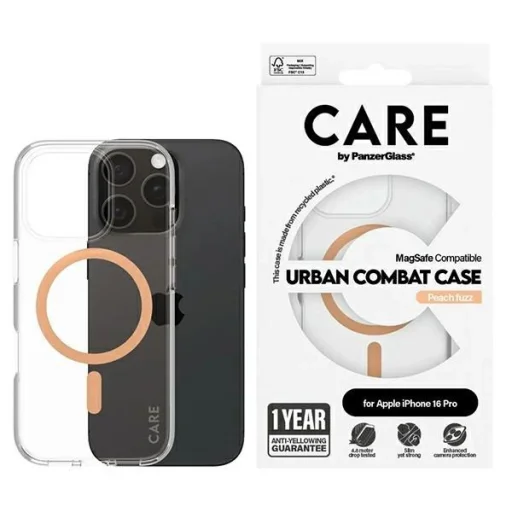CARE by PanzerGlass Flagship tok iPhone 16 Pro 6.3" Barack MagSafe - 1