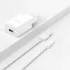 Dudao A4EU USB-A 2.1A hálózati töltő adapter - fehér + USB-A - USB-C kábel thumbnail