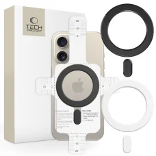 Tech-protect Mmp-100 Magnetic Magsafe Gyűrű 2-pack Fekete & Fehér