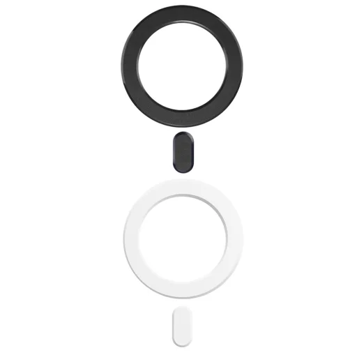 Tech-protect Mmp-100 Magnetic Magsafe Gyűrű 2-pack Fekete & Fehér - 2