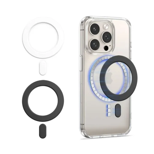 Tech-protect Mmp-100 Magnetic Magsafe Gyűrű 2-pack Fekete & Fehér - 5