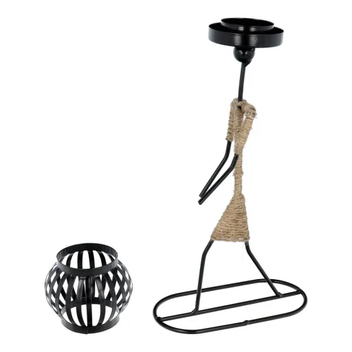 Dekoratív fém gyertyatartó ART DECO Afrika modell B IALC-1 - 1