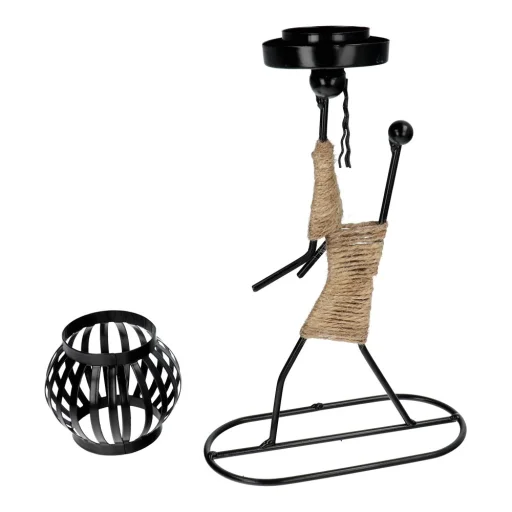 Dekorációs fém gyertyatartó ART DECO Afrika modell E IALC-1 - 2