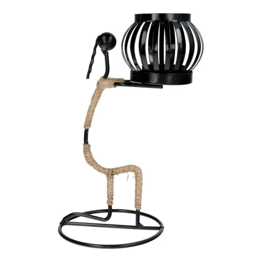 Dekoratív fém gyertyatartó ART DECO Afrika minta G IALC-3 - 1