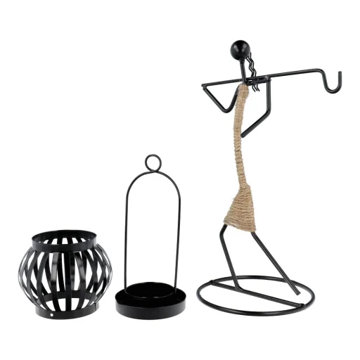 Decorative metal candlestick ART DECO Africa model F IALC-2 - 4