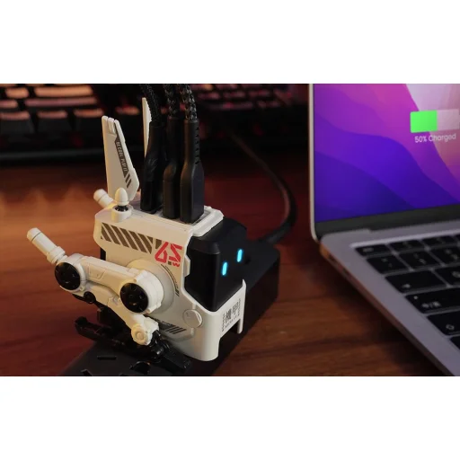 GravaStar Alpha65 65W GaN Gyors Töltő War Damaged Verzió Fehér - 6