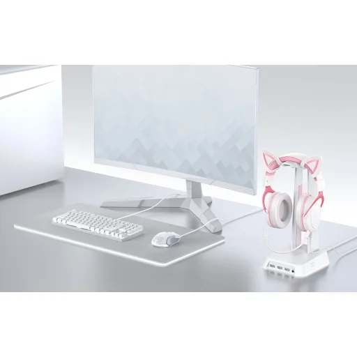 ONIKUMA ST-2 fejhallgató állvány (Fehér) - 2