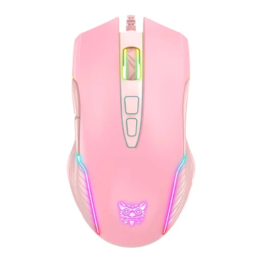 ONIKUMA CW905 pink gamer egér - 2