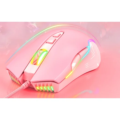 ONIKUMA CW905 pink gamer egér - 5