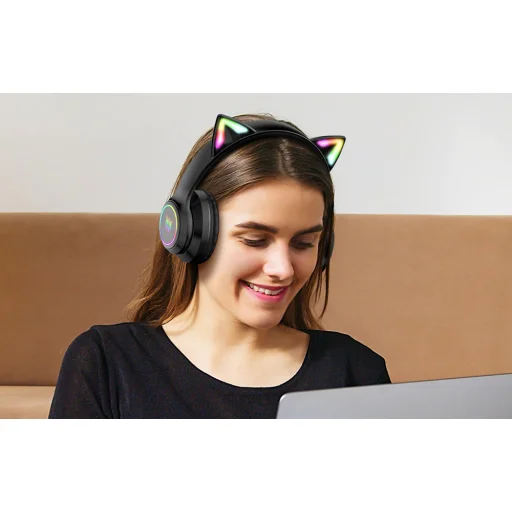 ONIKUMA B90 Fekete fejhallgató - 8