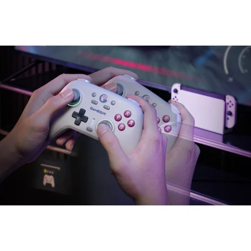 GameSir T4n Vezeték nélküli kontroller (fehér) - 12