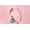 Gaming fejhallgató ONIKUMA X15Pro Rózsaszín Macska Fülek thumbnail