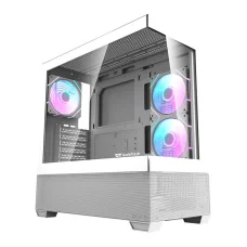 Darkflash DS900 AIR számítógépház (fehér) + 6 ARGB ventillátor