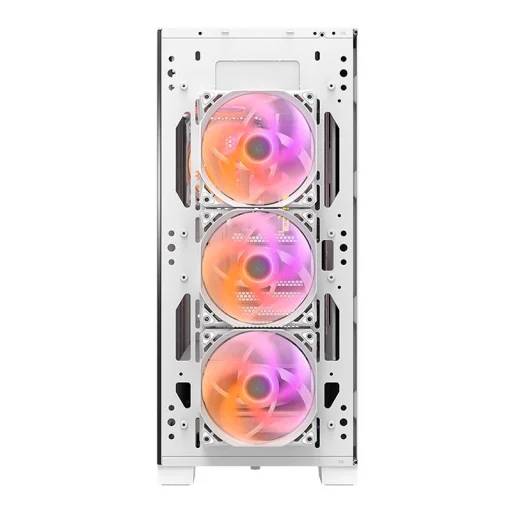 Darkflash DK361 Gépház 4 ventilátorral (fehér) - 4