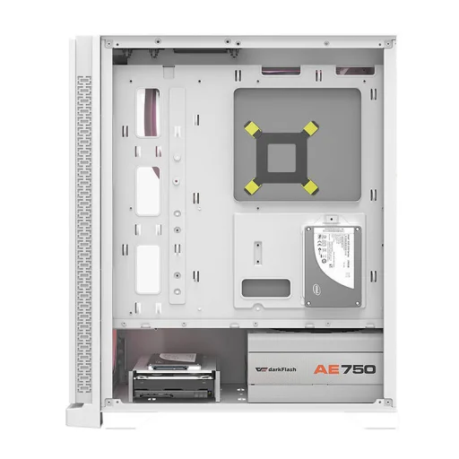 Darkflash DK361 Gépház 4 ventilátorral (fehér) - 6