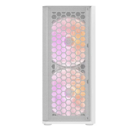Számítógép ház Darkflash DK360 (fehér) + 4 aRGB ventilátor - 3