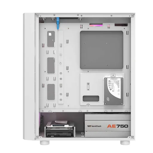 Számítógép ház Darkflash DK360 (fehér) + 4 aRGB ventilátor - 5