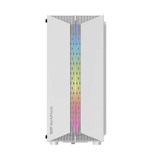 Számítógépház Darkflash DK151 LED + 3 ventilátorral (fehér) - 2