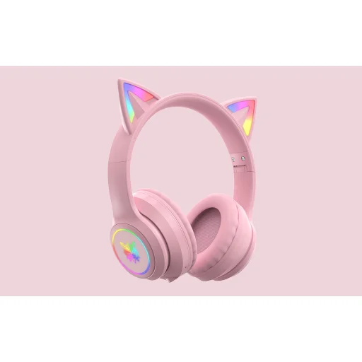 ONIKUMA B90 Pink gamer fejhallgató - 7