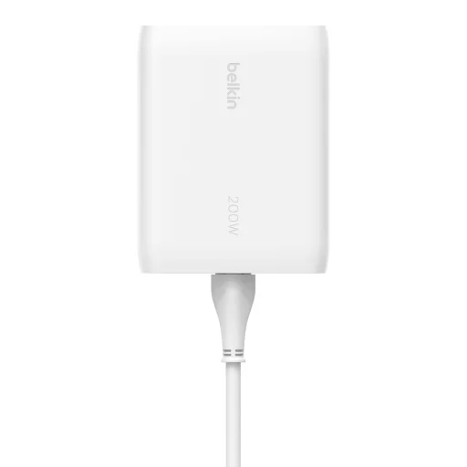 Belkin BOOST CHARGE PRO 200W 4-Port USB-C GaN Töltő - Fehér - 5