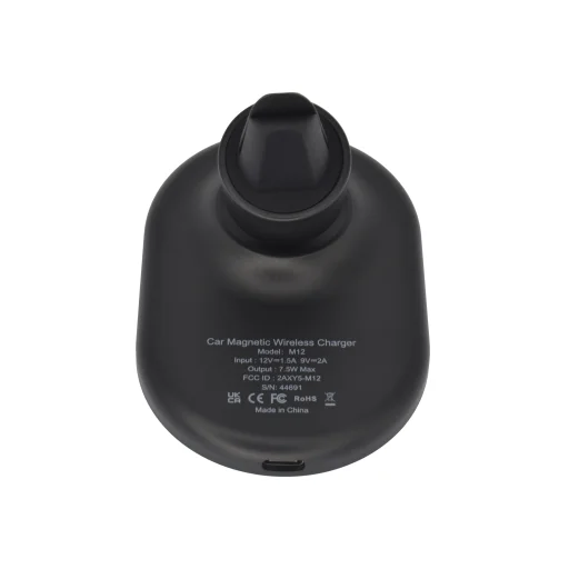 Dviced mágneses vezeték nélküli autós töltő - fekete - 2
