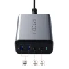 Satechi 75W Kettős Type-C PD Utazótöltő (2x USB-A,1x USB-C PD 18W,1x USB-C PD 60W) - Űrszürke
