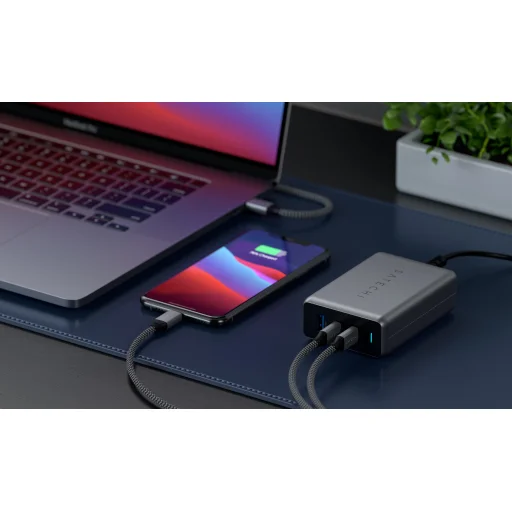 Satechi USB-C PD Kompakt GAN Töltő 100W 1xUSB-C PD, 2xUSB-C PD, 1xUSB-C PD, 1xUSB-A, 2x USB-C PD - 6