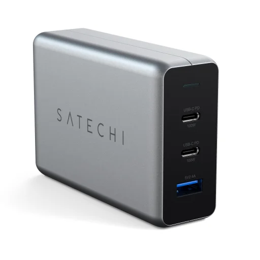 Satechi USB-C PD Kompakt GAN Töltő 100W 1xUSB-C PD, 2xUSB-C PD, 1xUSB-C PD, 1xUSB-A, 2x USB-C PD - 1