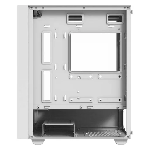 Aigo E330M számítógépház + 4 argb ventilátor (fehér) - 6