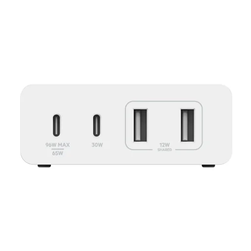 Belkin BOOST CHARGE PRO 108W 4-Portos USB GaN Asztali Töltő (Két C és Két A Port) és 2M Kábel - Fehér - 3