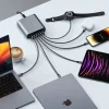 Satechi 200W USB-C 6-Port GaN töltő (6xUSB-C PD támogatja a PD 3.1/3.0, QC 4.0+ és PPS) - Szürke thumbnail