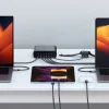 Satechi 200W USB-C 6-Port GaN töltő (6xUSB-C PD támogatja a PD 3.1/3.0, QC 4.0+ és PPS) - Szürke thumbnail