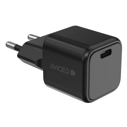 Dviced fali töltő 30W GaN USB-C EU - fekete, - 1