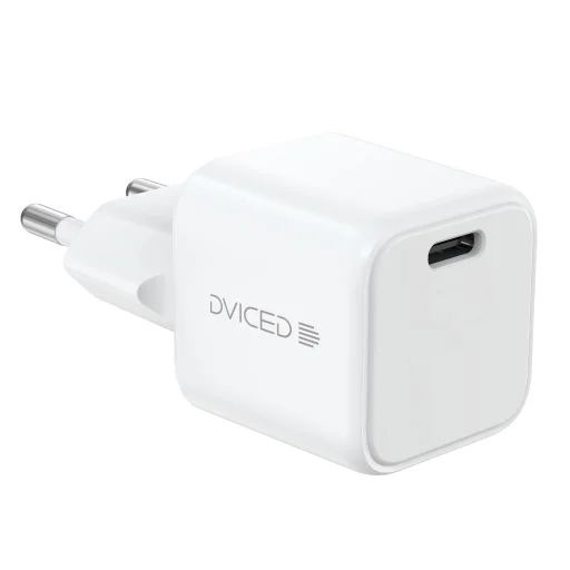 Dviced fali töltő 30W GaN USB-C EU kábellel - Fehér - 1