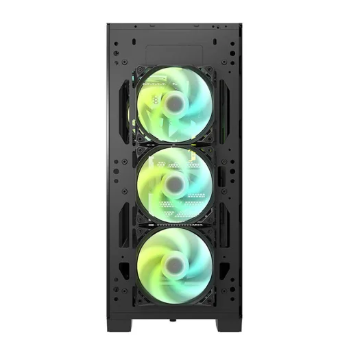Darkflash DK361 számítógép ház 4 ventilátorral (fekete) - 4