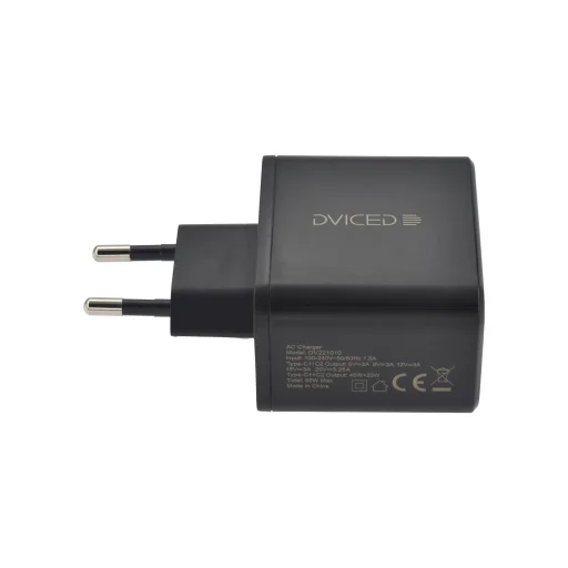 Dviced fali töltő 65W GaN 2 USB-C EU - Fekete - 4