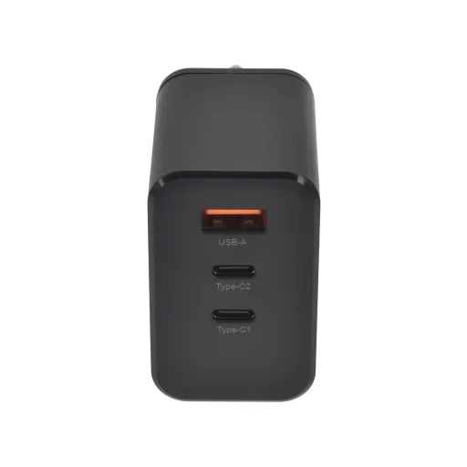 Dviced fali töltő 65W GaN 1 USB-A, 2 USB-C EU - fekete - 2