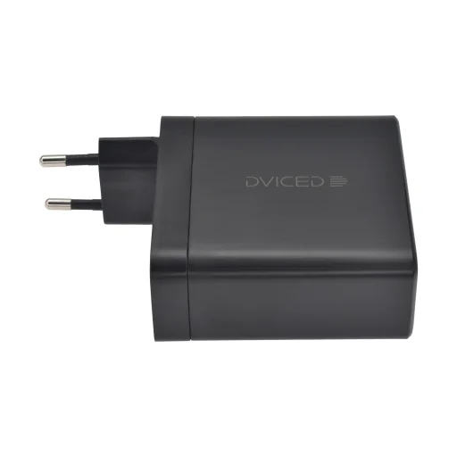 Dviced fali töltő 140W GaN 2 USB-C, USB-A EU - Fekete - 2