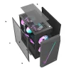 Számítógép ház Aigo AL390 + RGB ventilátor (fekete) thumbnail