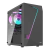 Számítógép ház Aigo AL390 + RGB ventilátor (fekete) thumbnail