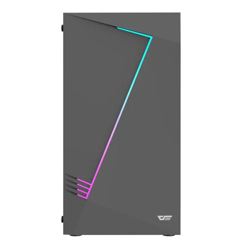 Számítógép ház Aigo AL390 + RGB ventilátor (fekete) - 6
