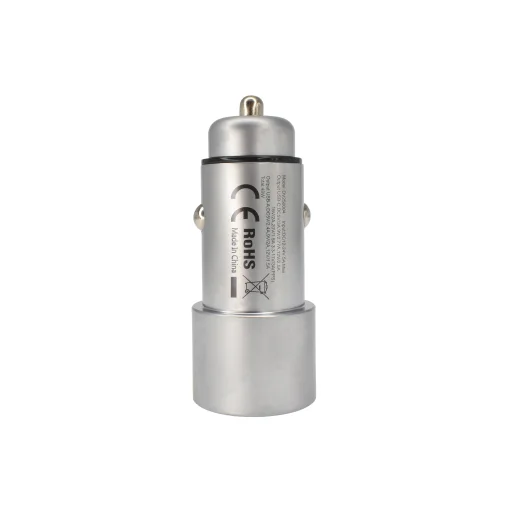  Dviced Autós töltő 1 USB-A, 1 USB-C - Fém - 3