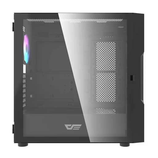 Darkflash DK431 GLASS számítógép ház (fekete) - 2