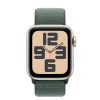 Apple Watch SE2 v3 GPS 40mm Csillagfény Alumínium Tok Tózöld Sport Hurok thumbnail