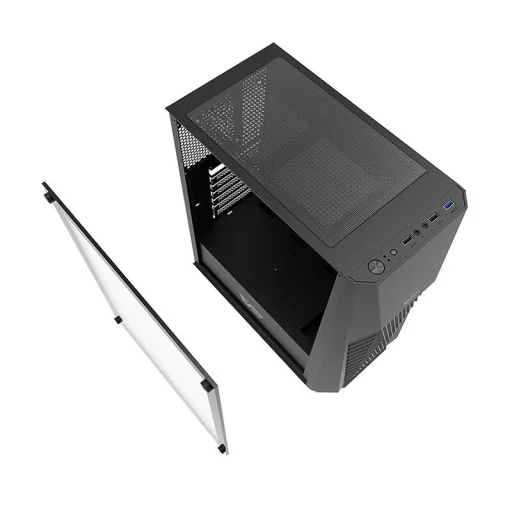 Darkflash DK150 számítógépház + 3 ventilátorral (fekete) - 7