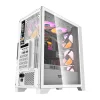 Számítógép ház Darkflash DRX70 GLASS + 4 RGB ventilátor (fehér) thumbnail