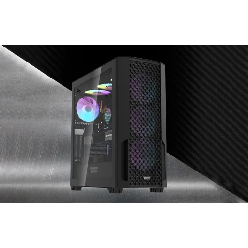 Darkflash DF2100 számítógépház (fekete) - 4