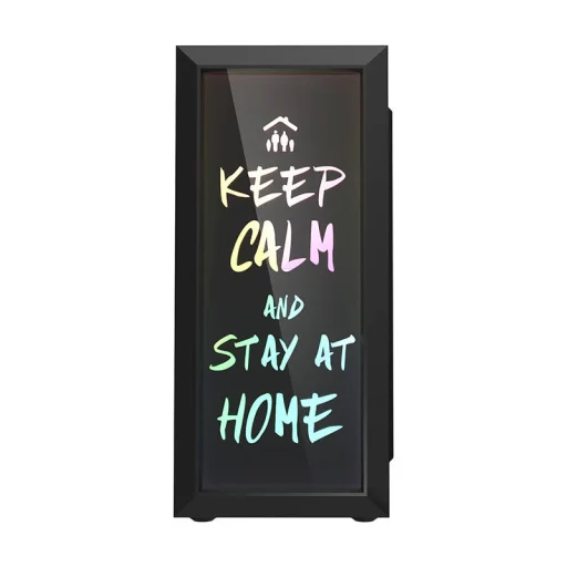 Számítógépház Darkflash DK180 Graffiti (fekete) - 3